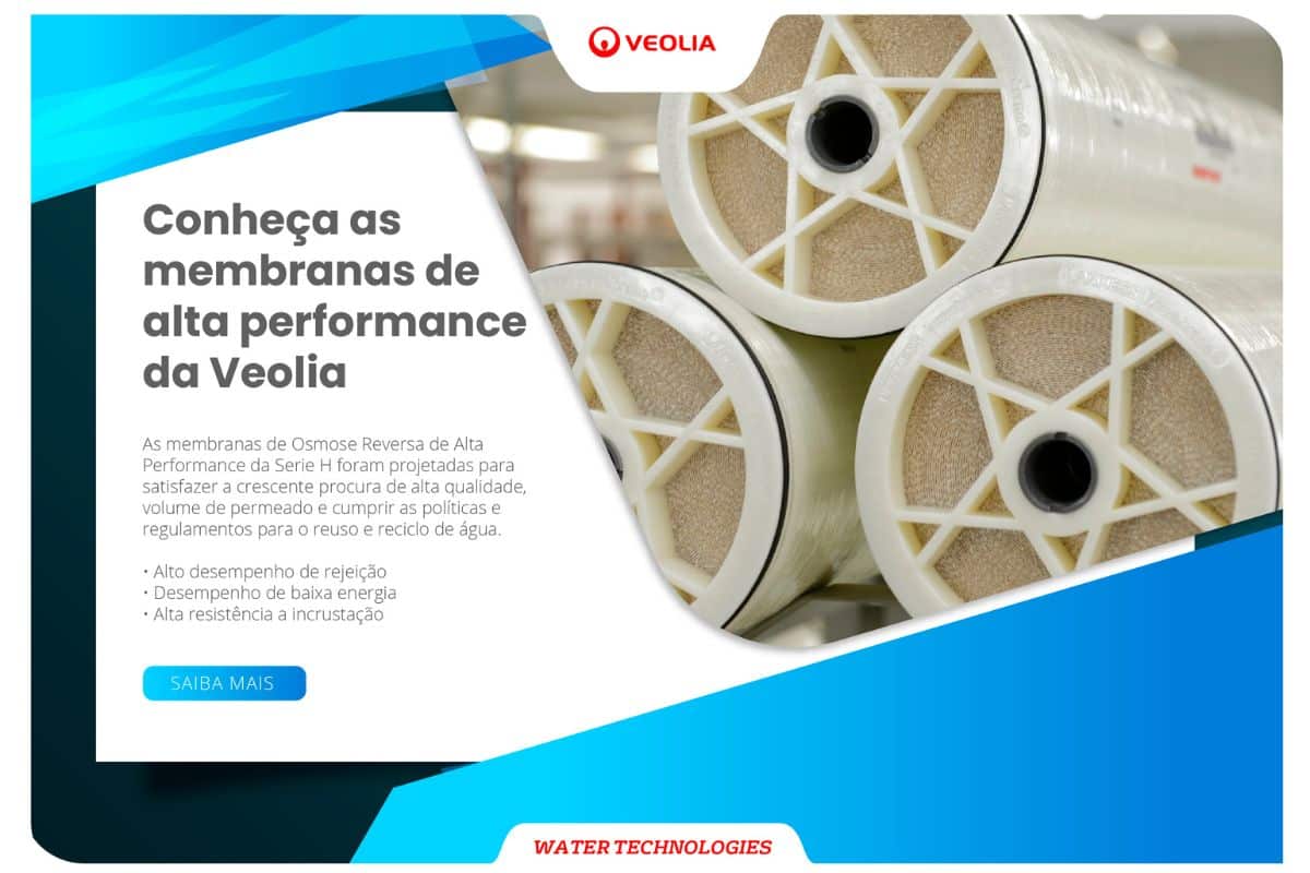 Veolia dispõe de membranas de Osmose reversa de alta performance