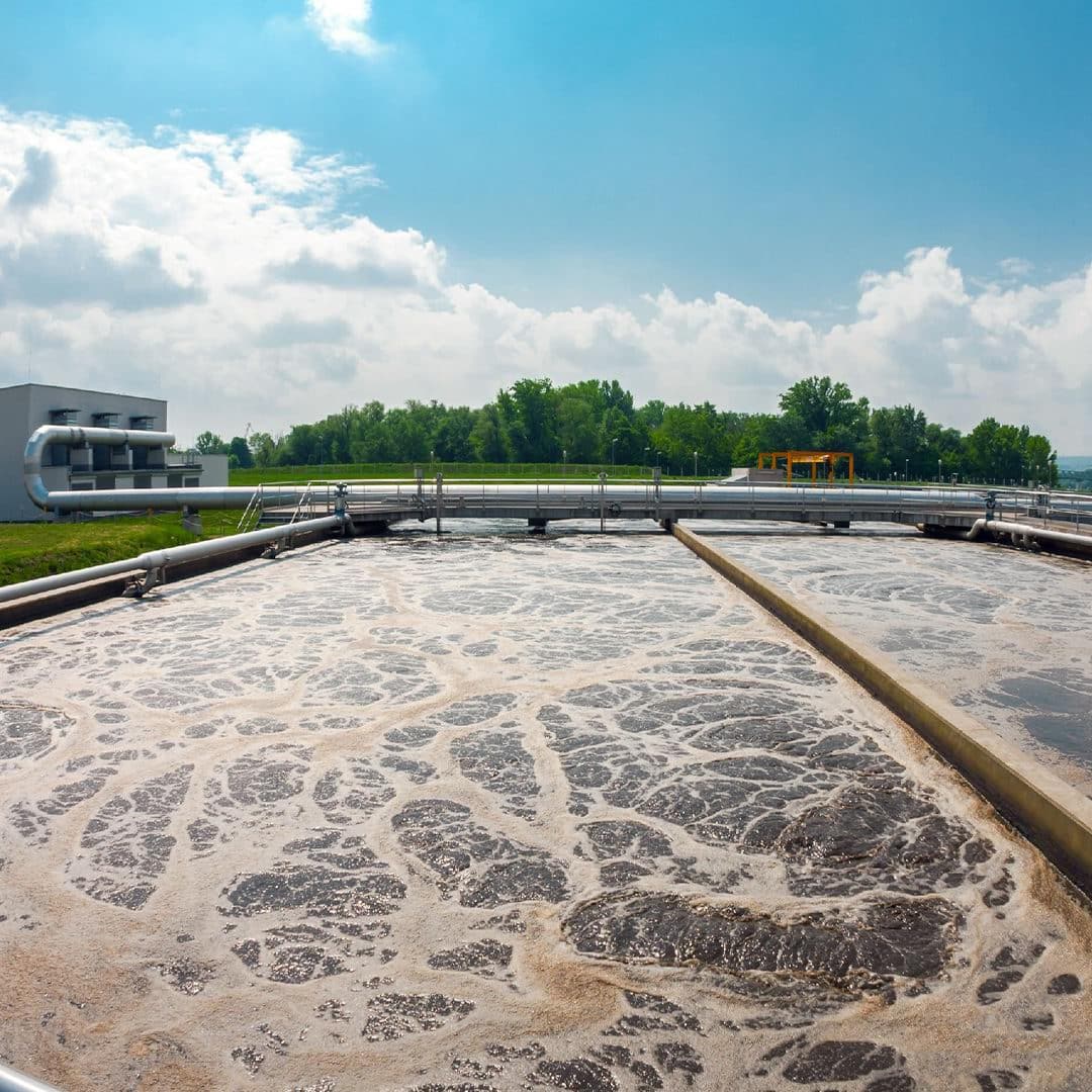 Lagoa com Sistema de Aeração por Ar Difuso