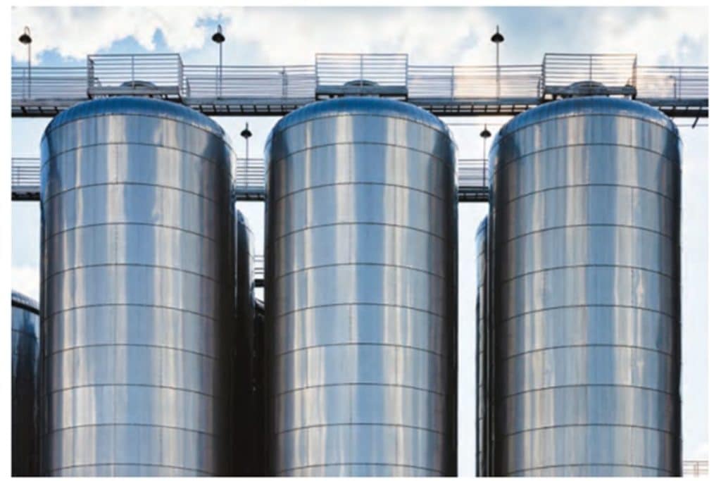 Figura 1 – Tanques de fermentação MBR