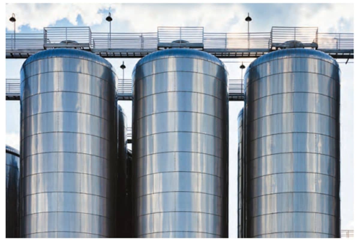 Figura 1 – Tanques de fermentação MBR