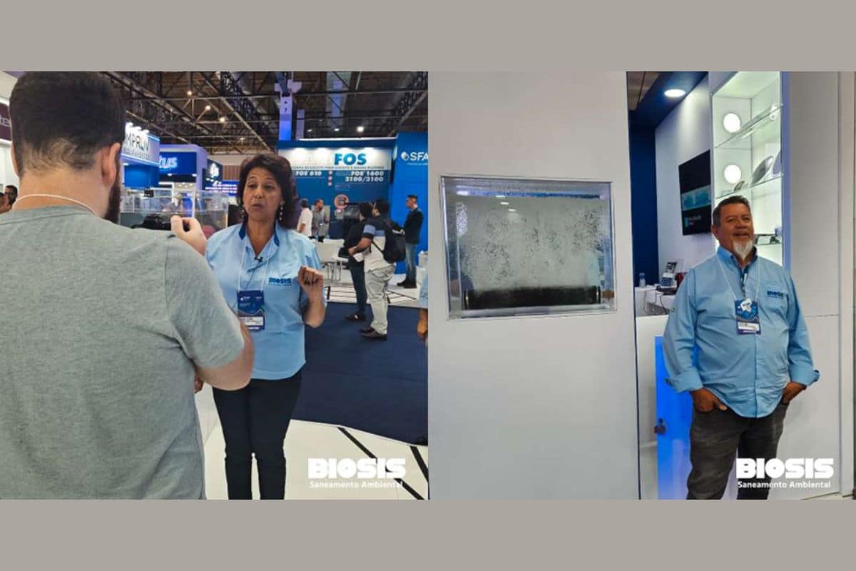 BIOSIS Apresentou Inovador Removedor de Lodo Submerso na FENASAN 2023