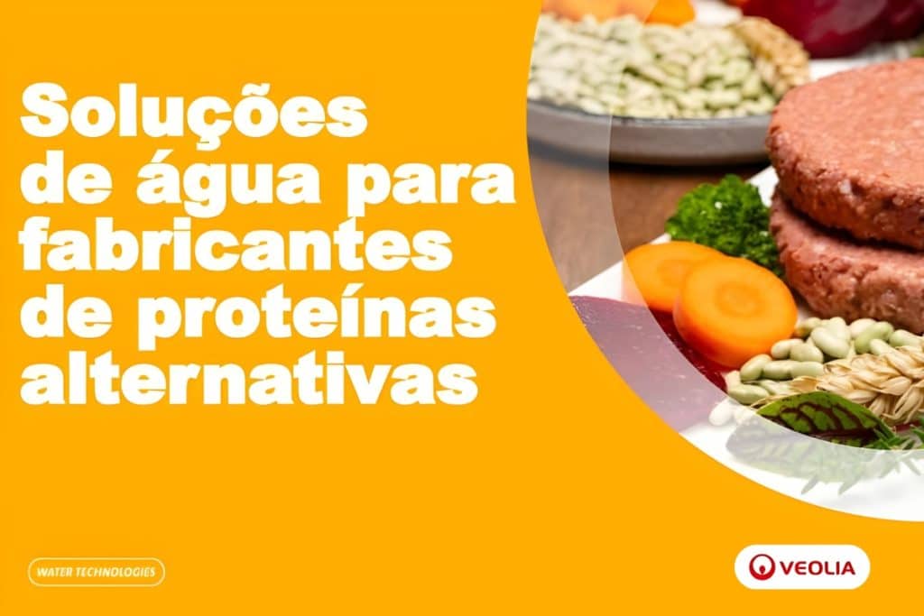 Soluções de água para fabricantes de proteínas alternativas