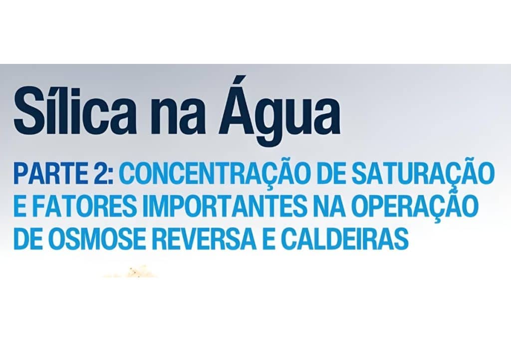 Sílica Água Osmose Reversa