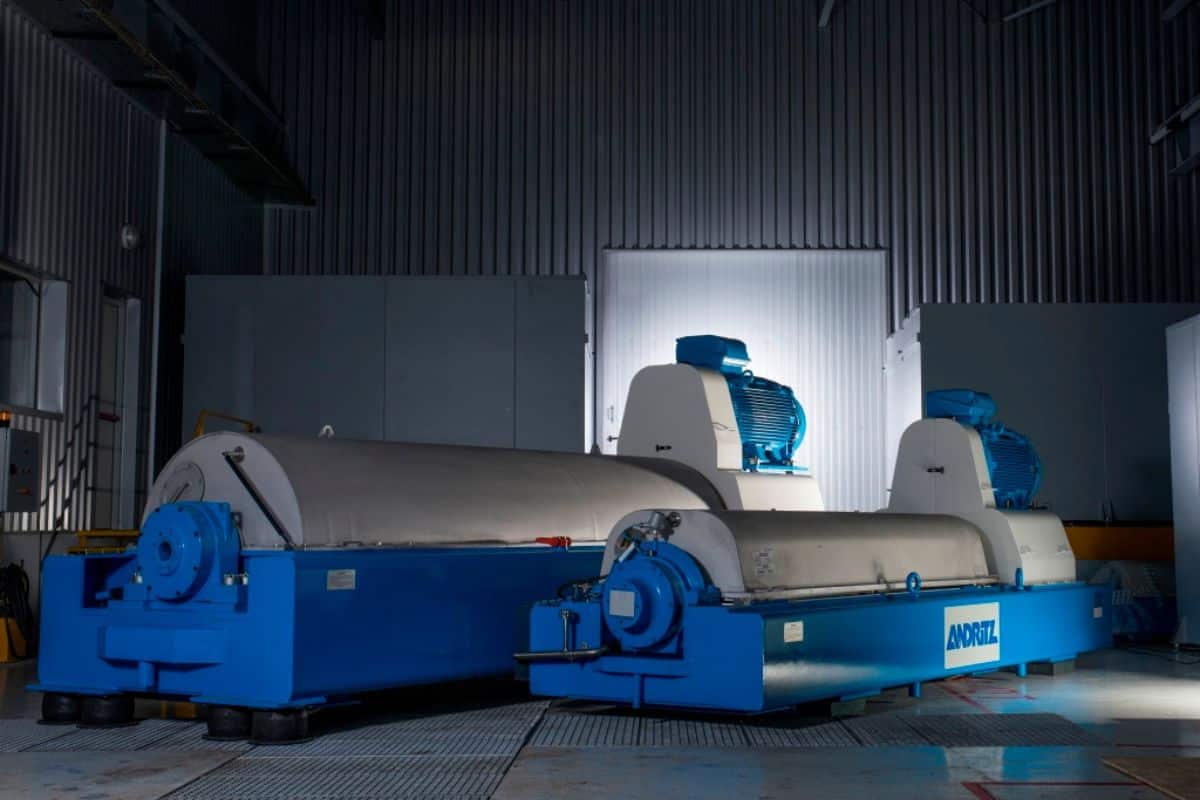 Aluguel de centrífugas decanters mantém produção ativa e reduz custos