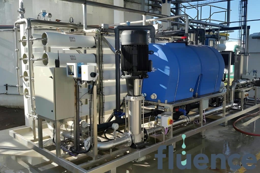 Estação de tratamento de efluentes industriais para reuso