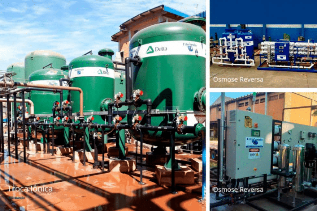 Comparativo entre Troca Iônica e Osmose Reversa