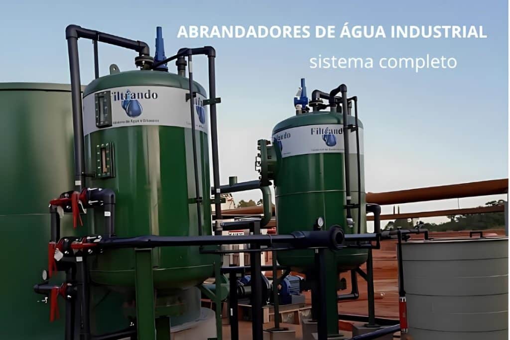 Filtrando Abrandadores Água Industrial