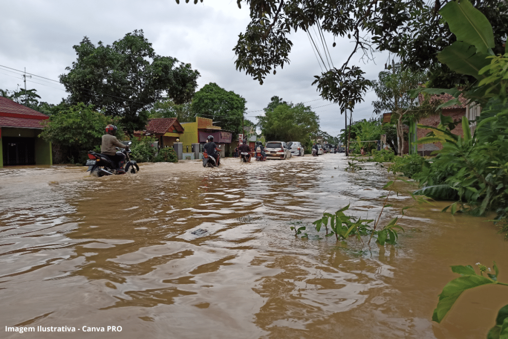 Risco de hospitalização persiste por até 210 dias após enchentes para dez causas