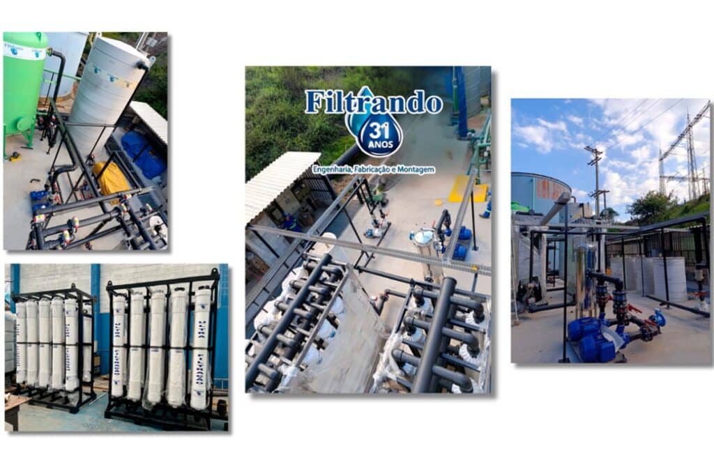 Ultrafiltração Industrial Projeto de 100 m³h executado pela Filtrando Engenharia