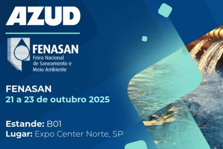 AZUD estará na Fenasan 2025 apresentando inovações em filtração e tratamento de água