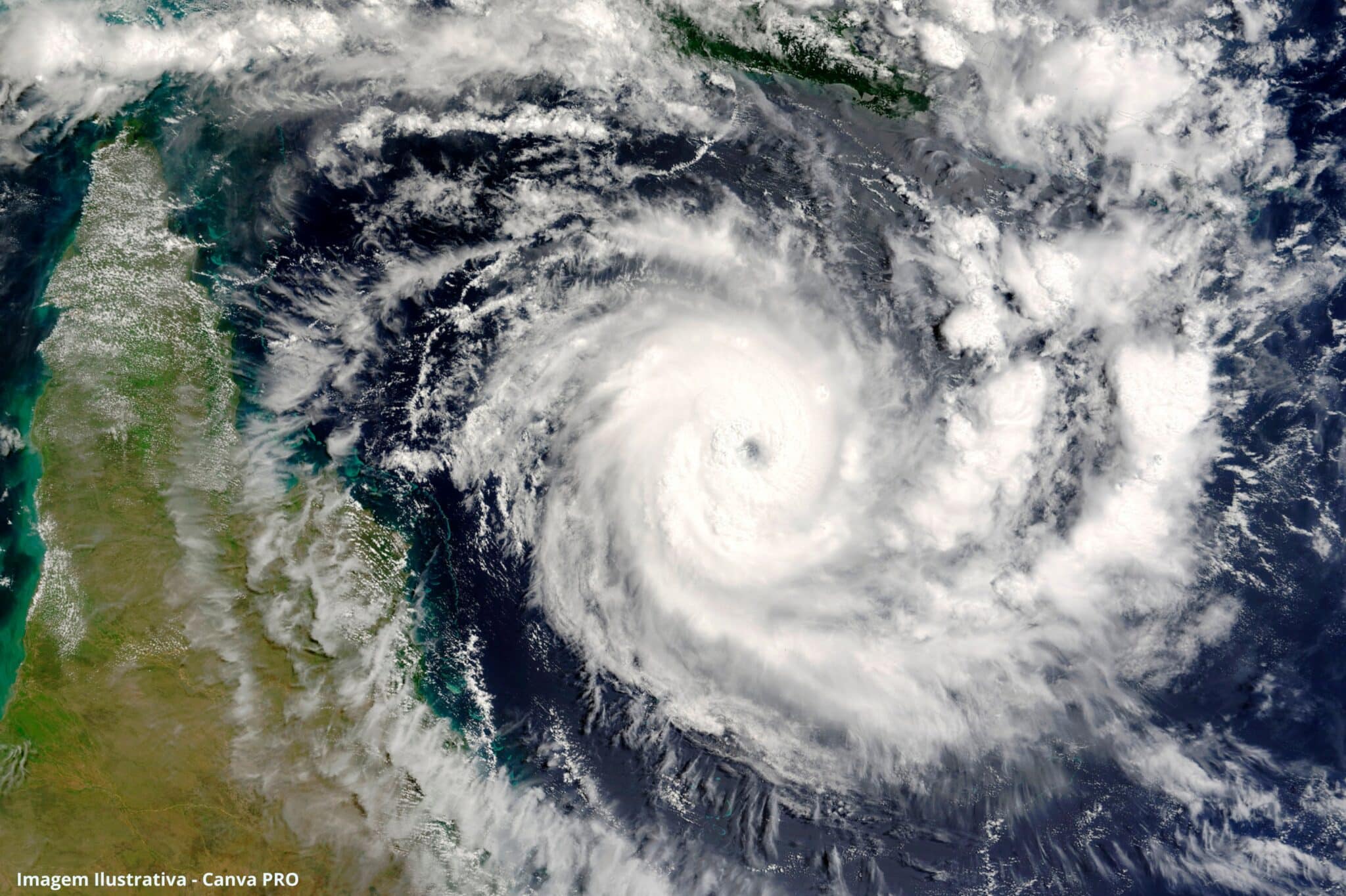 Como ciclones intensos induzidos pelo aquecimento global podem causar mudanças nos ecossistemas
